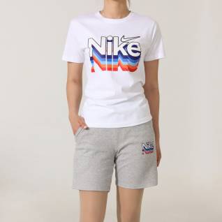 나이키  웨이브 그라데이션 로고 티셔츠 & 5부팬츠 세트